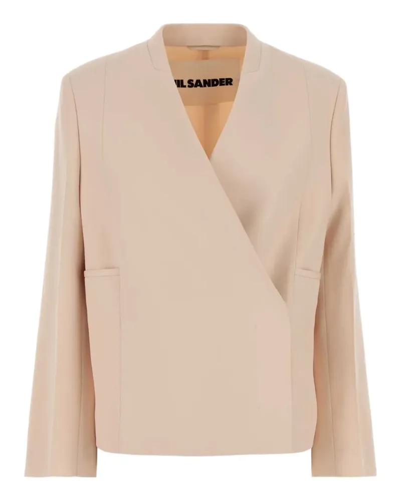 Jil Sander wool blazer - Nude Nude