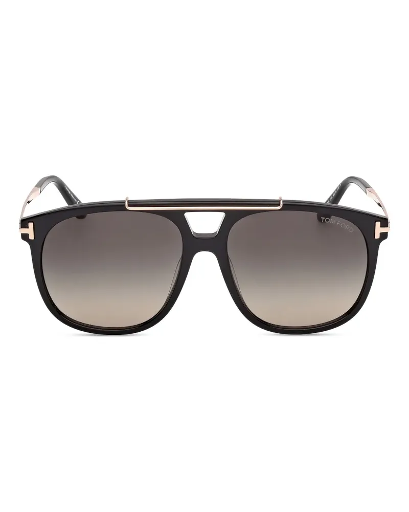 Tom Ford Getönte Pilotenbrille - Schwarz Schwarz
