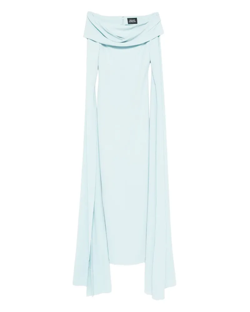 Solace London Schulterfreies The Nuri Maxikleid - Blau Blau