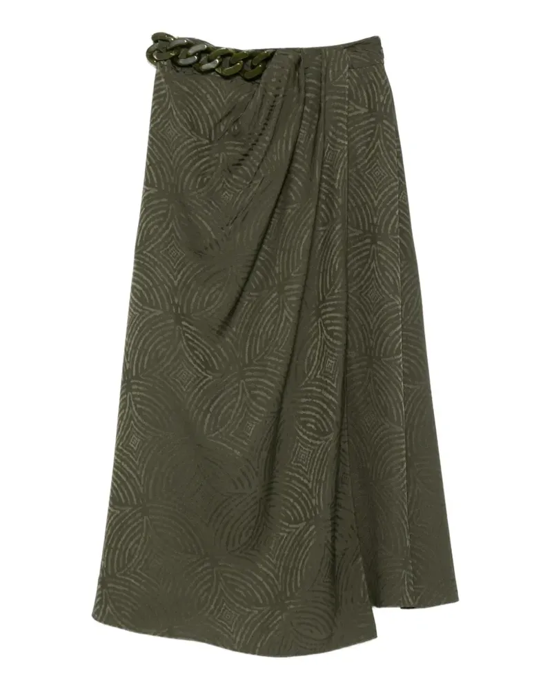 Joseph Jacquard-Midirock mit Kette - Grün Grün