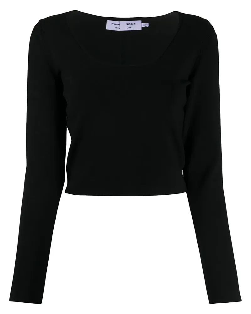 Proenza Schouler Klassischer Pullover - Schwarz Schwarz