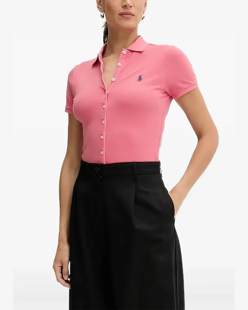 Ralph Lauren Hemd mit Logo-Stickerei - Rosa Rosa
