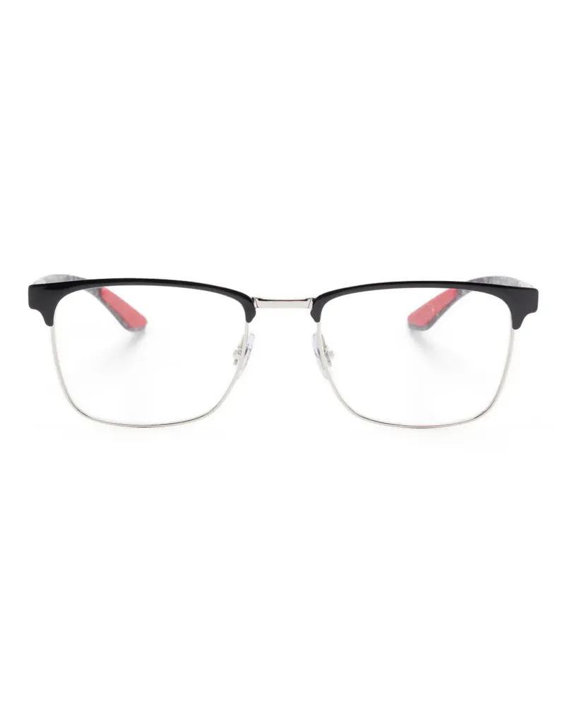 Ray Ban Brille mit eckigem Gestell - Schwarz Schwarz