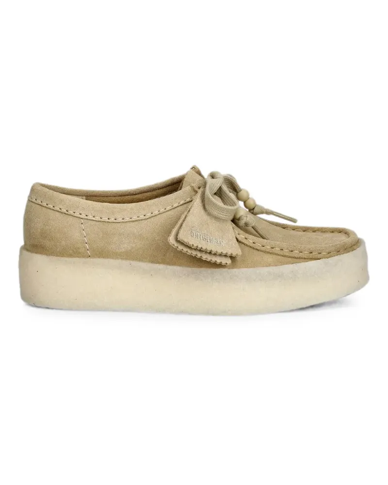 Clarks Wallabee Cup suede loafers - Nude Nude