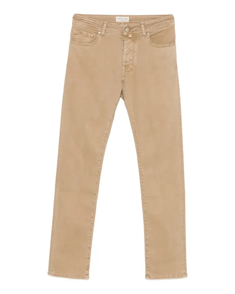 Jacob Cohën Jeans mit Logo-Patch - Braun Braun
