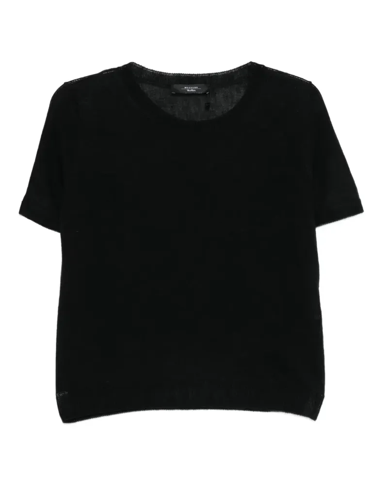Max Mara Pancone crew neck top - Schwarz Schwarz