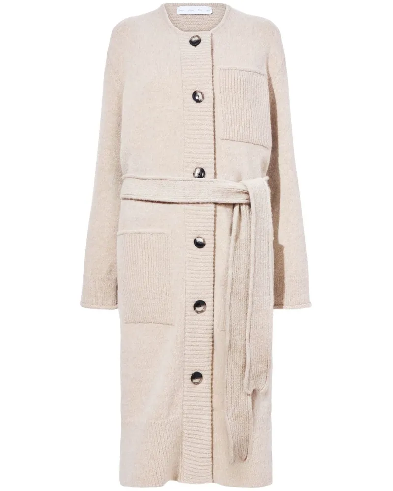 Proenza Schouler Lenora Strickmantel - Nude Nude