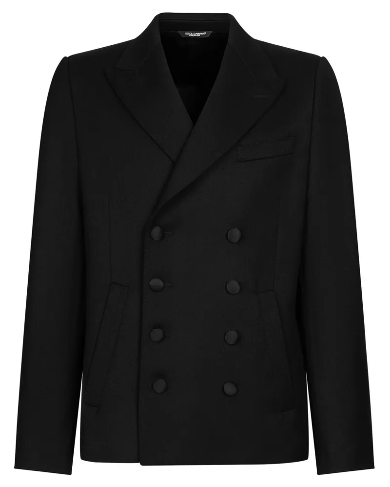 Dolce & Gabbana Klassisches Sakko - Schwarz Schwarz