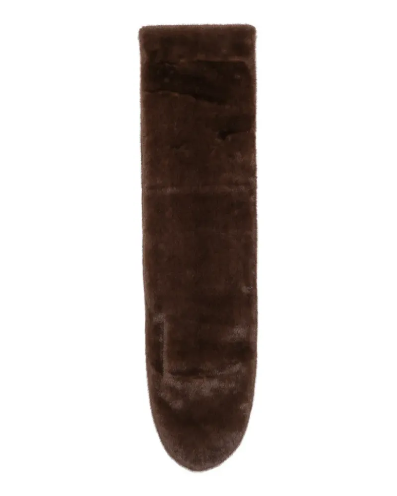 P.A.R.O.S.H. faux-fur scarf - Braun Braun