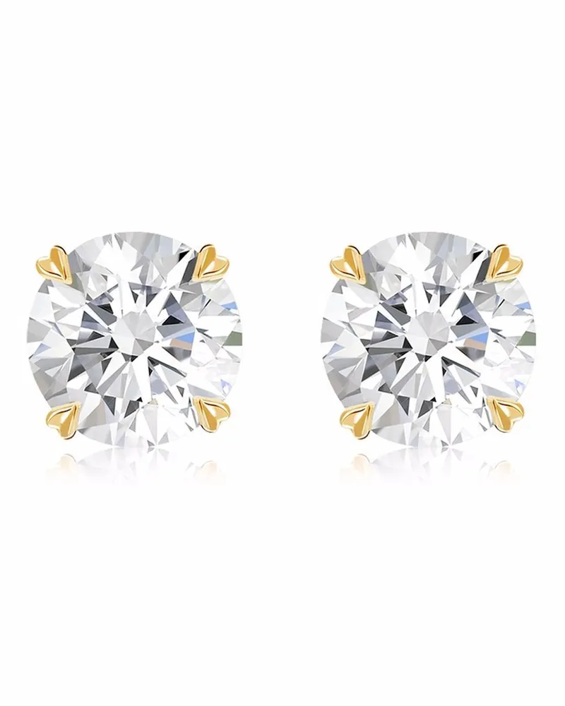 Pragnell 18kt Windsor Gelbgoldohrstecker mit einem Diamanten 1,80ct Gold