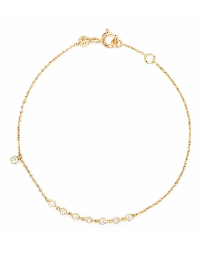 WHITE BIRD 18kt Clarisse RIch Gelbgoldarmband mit Diamant Gold