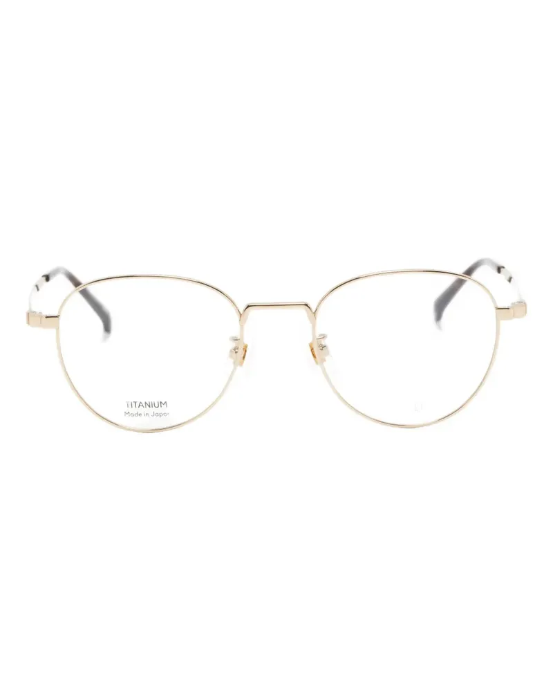 Dunhill Brille mit ovalem Gestell - Gold Gold