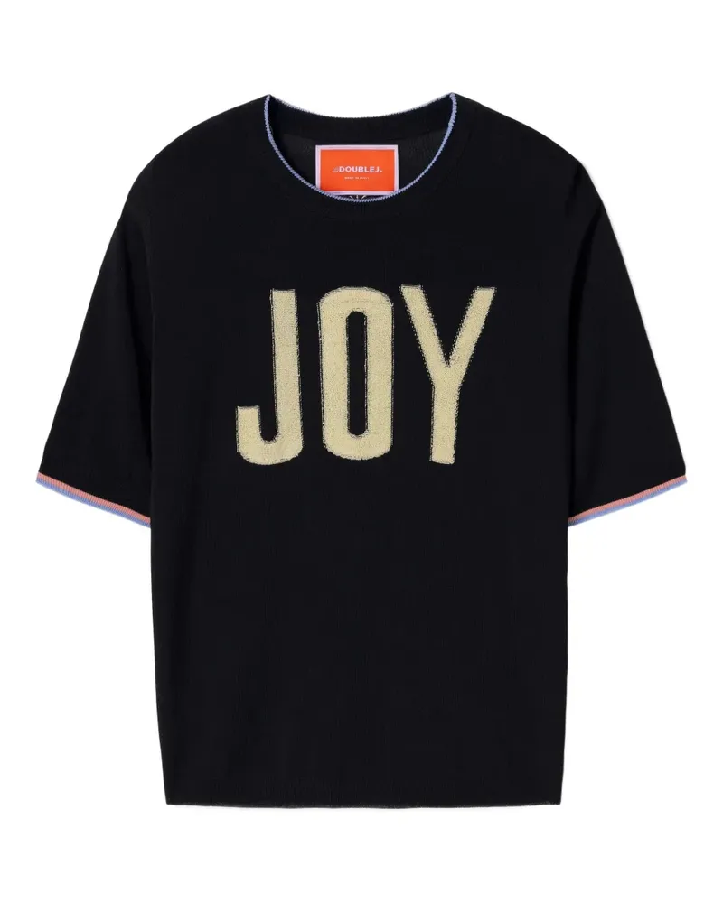 La DoubleJ Joy T-Shirt - Schwarz Schwarz