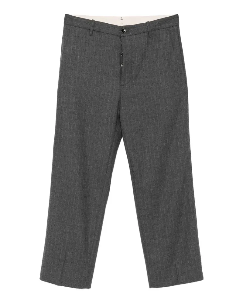 nine:inthe:morning Apollon Hose mit Nadelstreifen - Grau Grau