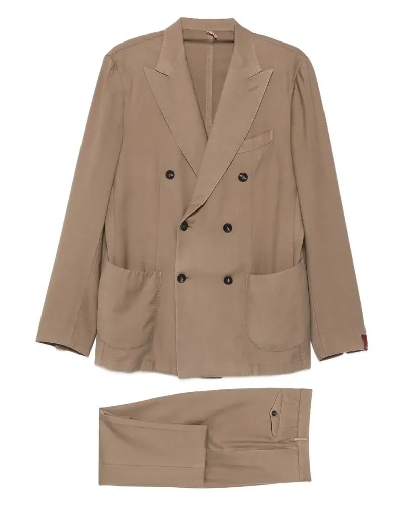 Biagio Santaniello double-breasted suit - Nude Nude