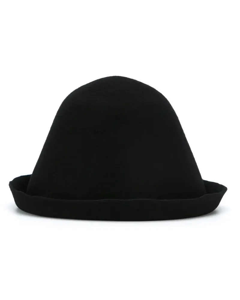 Comme des Garçons Hut aus Wolle - Schwarz Schwarz