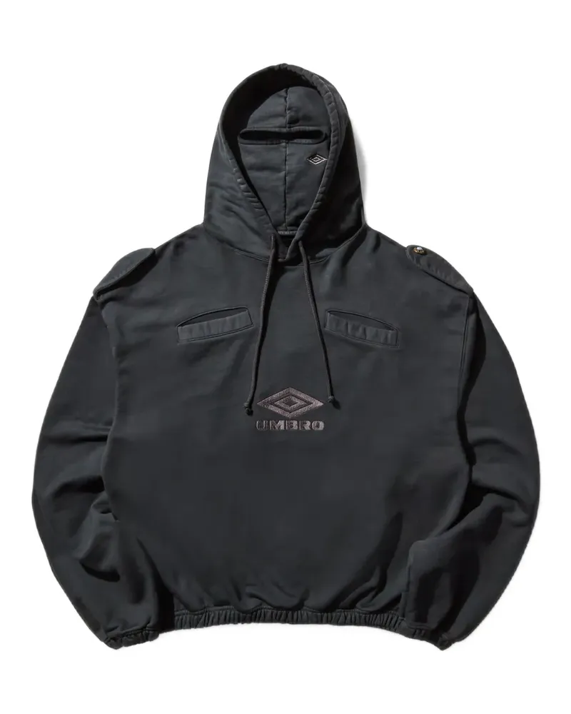 Umbro logo-detail hoodie - Schwarz Schwarz