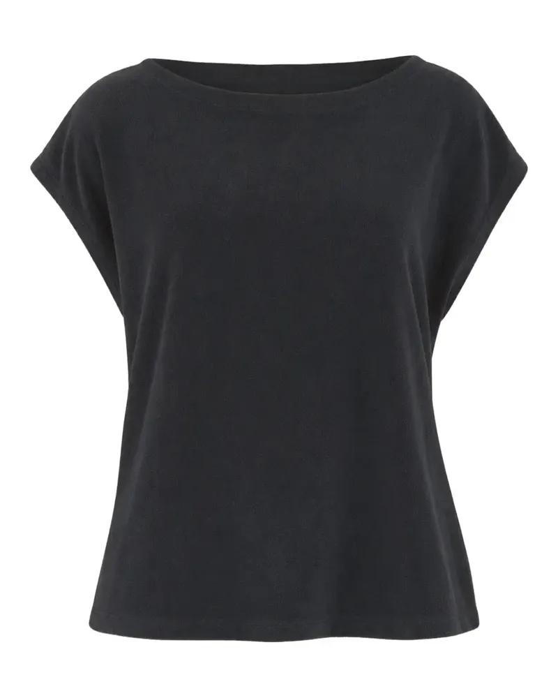 Juvia Kimberly terry T-shirt - Schwarz Schwarz