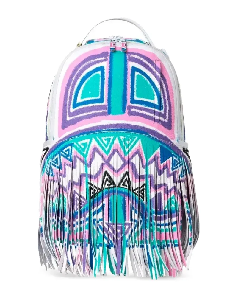 Sprayground Rucksack mit grafischem Print - Weiß Weiß