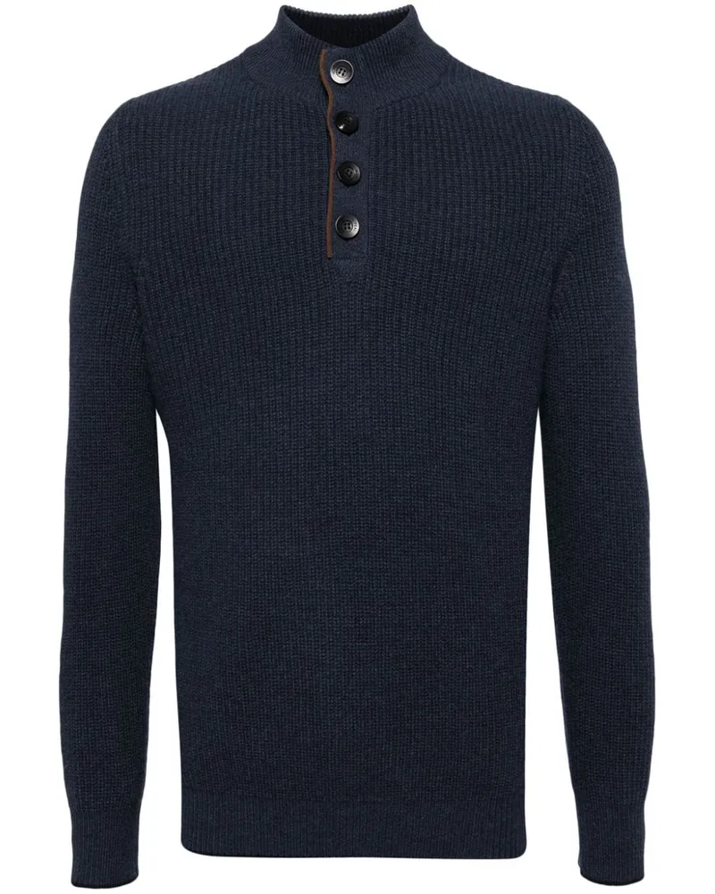 N.Peal Beauchamp Pullover - Blau Blau