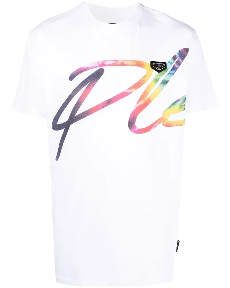 Philipp Plein T-Shirt mit Logo-Print - Weiß Weiß