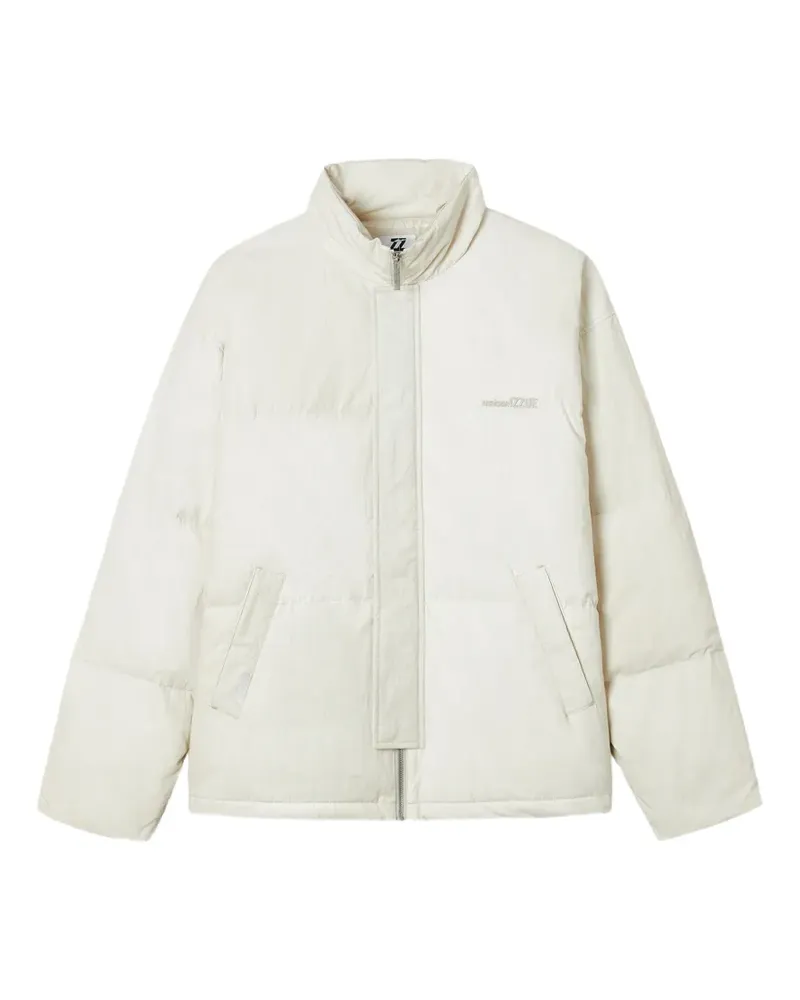 Izzue Gesteppte Jacke mit Stehkragen - Nude Nude