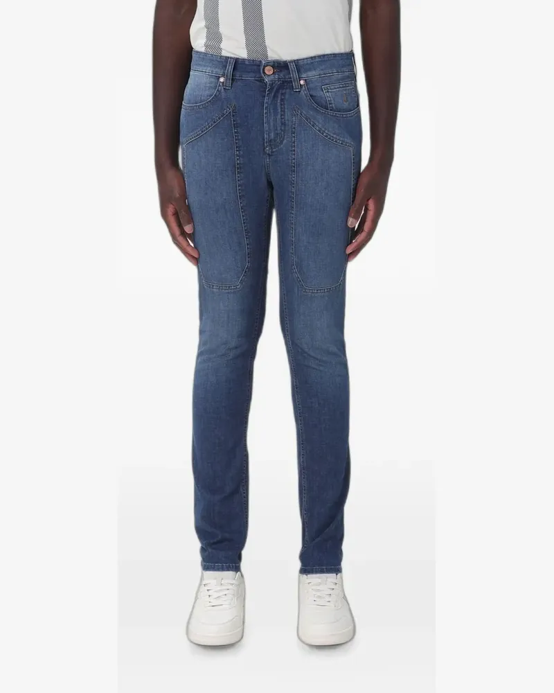 Jeckerson panelled-design jeans - Blau Blau