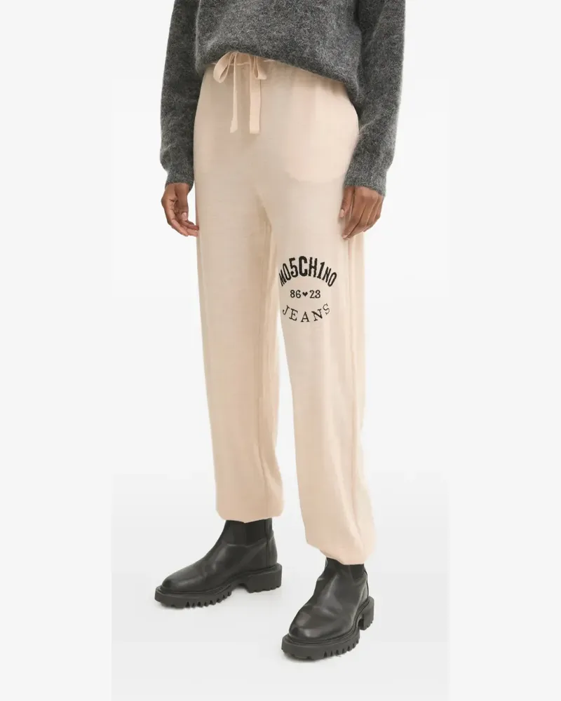 Moschino drawstring trousers - Nude Nude