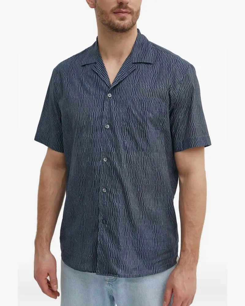 Liu Jo patterned short-sleeve shirt - Blau Blau