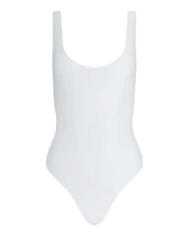 L'Agence Kalea scoop-neck bodysuit - Weiß Weiß