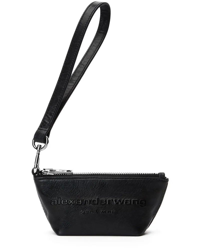 Alexander Wang Portemonnaie mit Logo-Prägung - Schwarz Schwarz