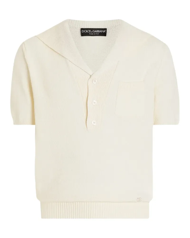 Dolce & Gabbana cotton polo shirt - Nude Nude