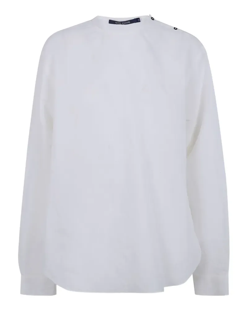 Sofie D'Hoore Barel button-shoulder long-sleeve shirt - Weiß Weiß