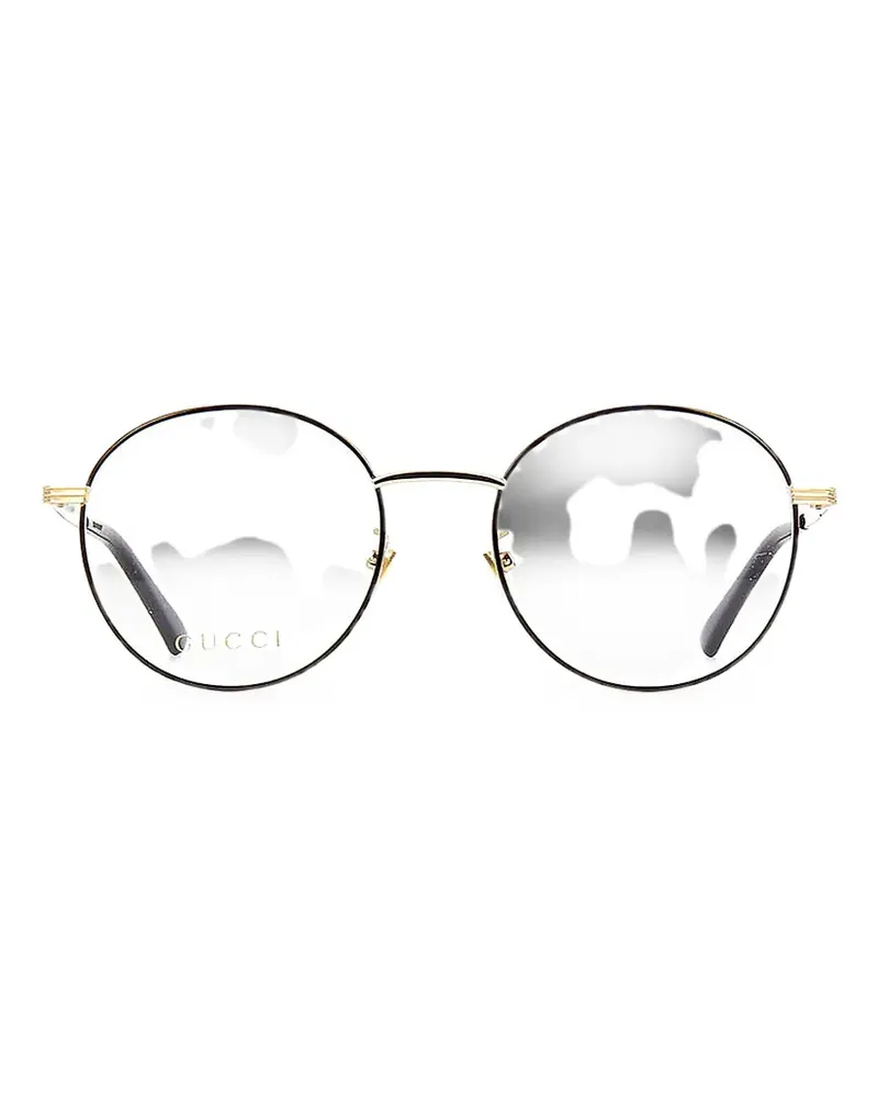 Gucci round-frame glasses - Schwarz Schwarz
