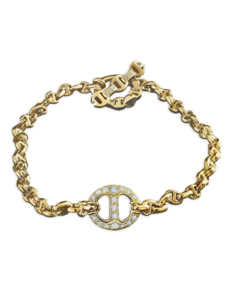 HOORSENBUHS 18kt Gelbgoldarmband mit einem Diamanten Gold