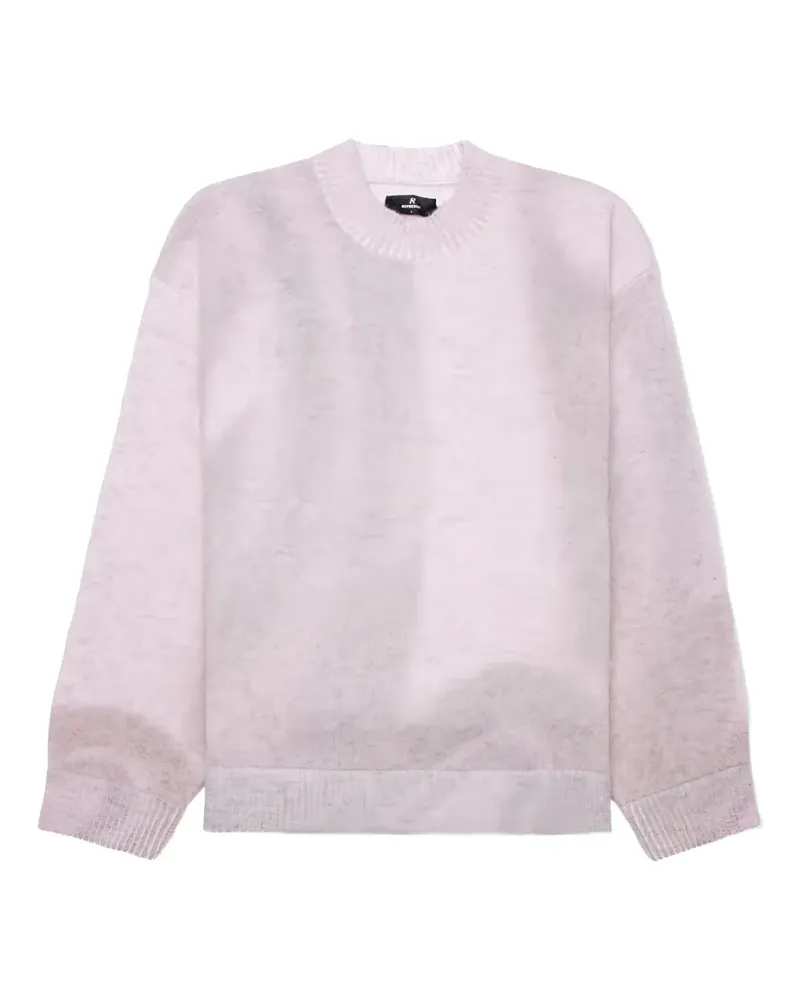REPRESENT Pullover mit gerippten Bündchen - Rosa Rosa