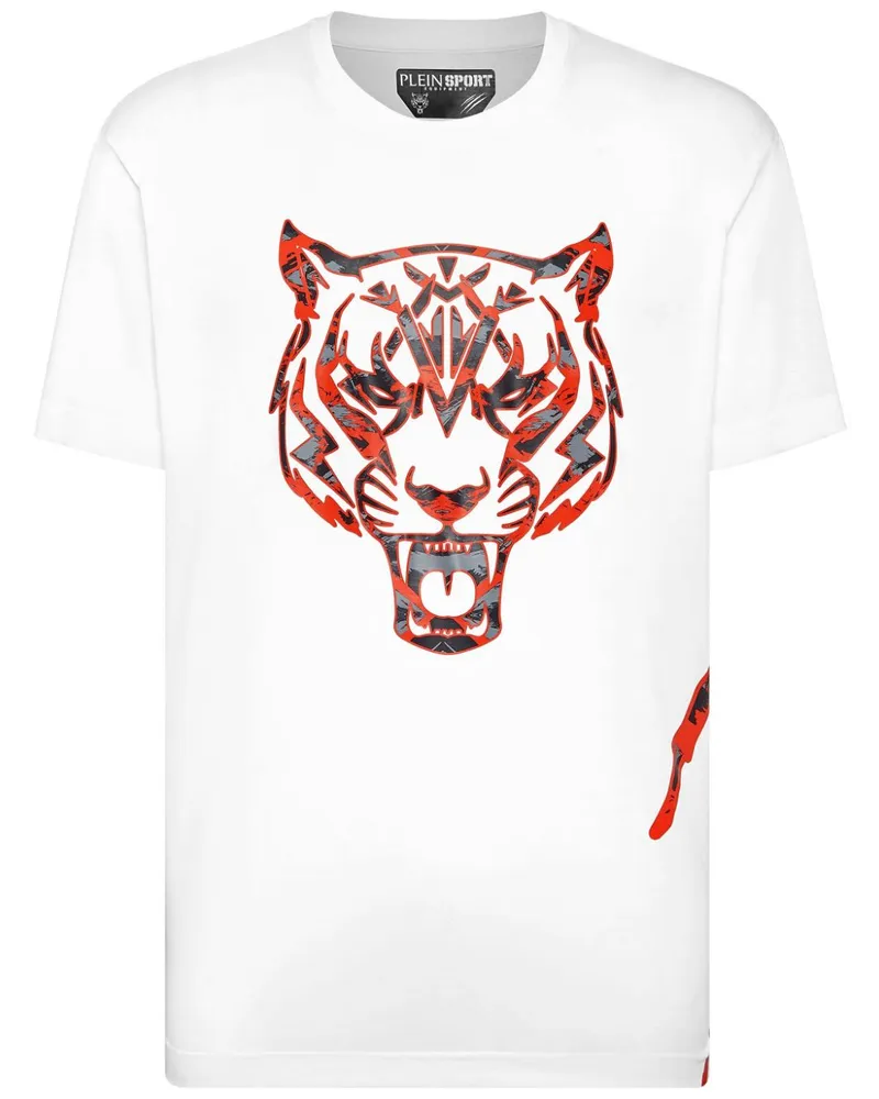 Philipp Plein T-Shirt mit Logo-Print - Weiß Weiß