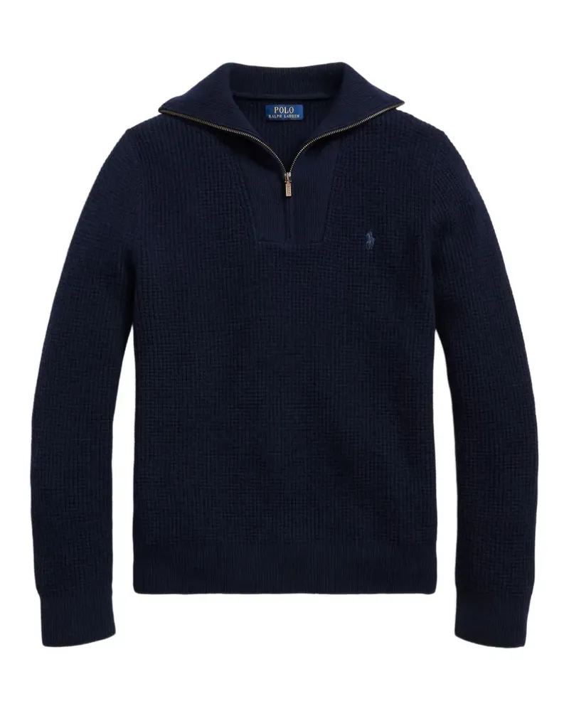 Ralph Lauren Pullover mit Reißverschluss - Blau Blau
