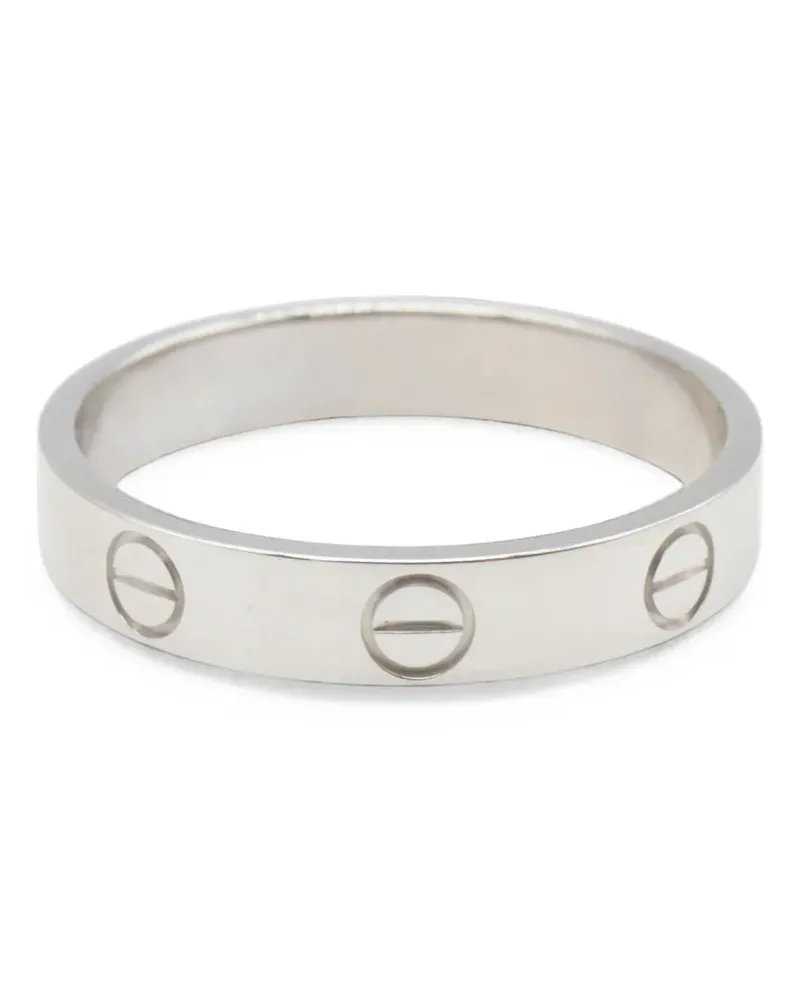 Cartier 2010s mini Love Ring - Silber Silber