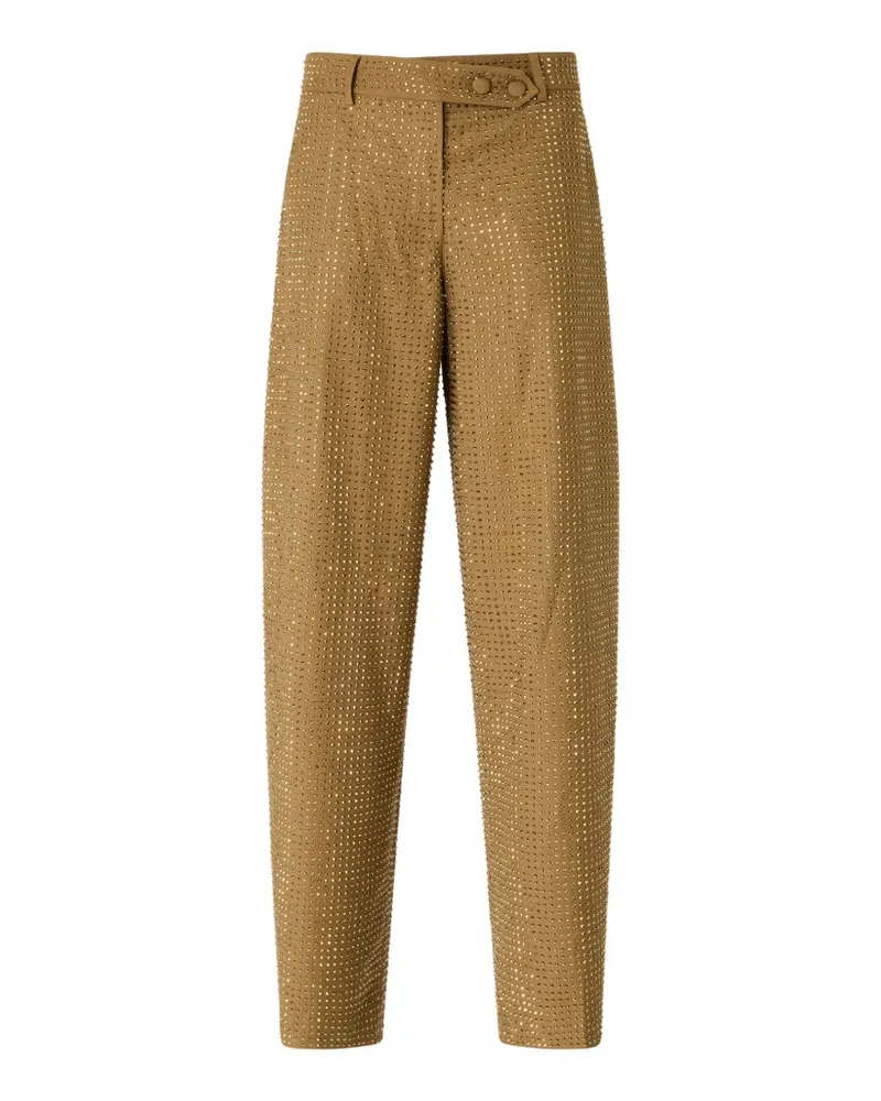 Pinko Hose mit Strassverzierung - Nude Nude