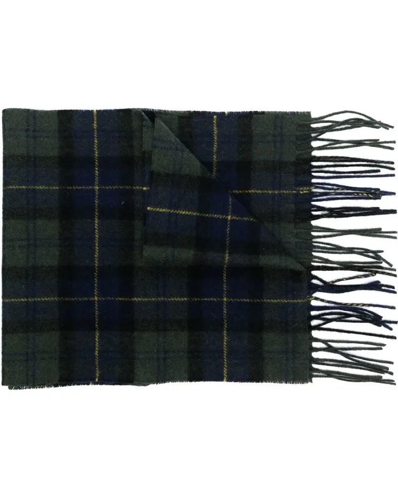 Barbour Schal mit Schottenkaro - Grün Grün