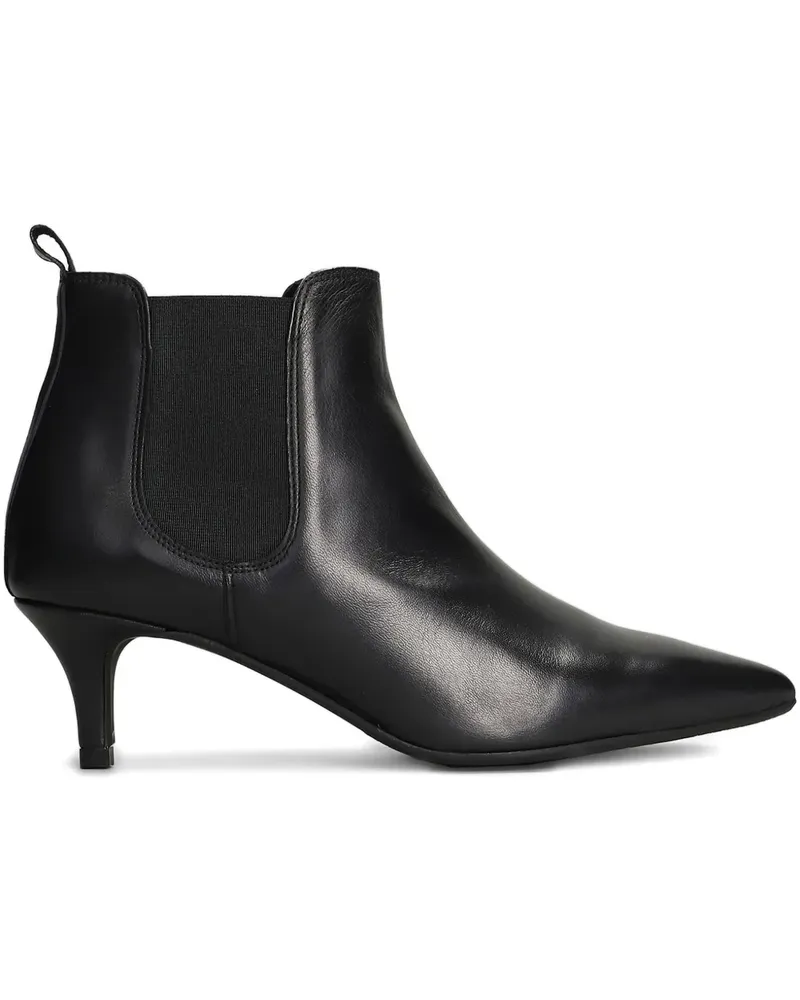 Carmens Deva pointed pull-tab boots - Schwarz Schwarz