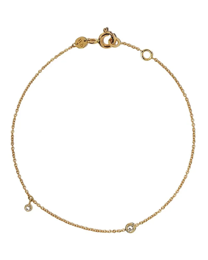 WHITE BIRD 18kt Gelbgold-Kettenarmband - YELLOW AND WHITE Yellow