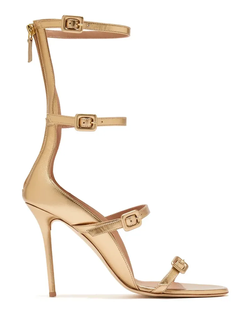 Malone Souliers Dido Sandalen mit Absatz und Schnallenriemen - Gold Gold