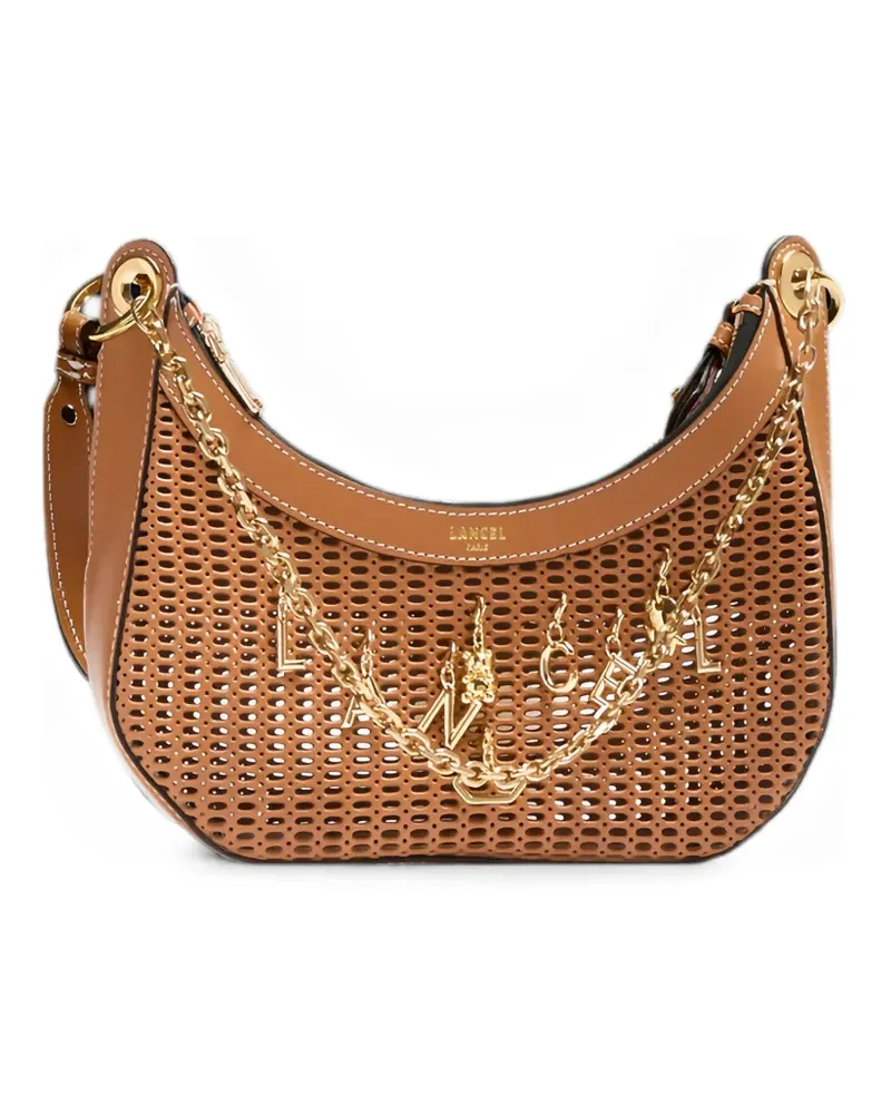 Lancel M Croisette charm-embellished shoulder bag - Braun Braun