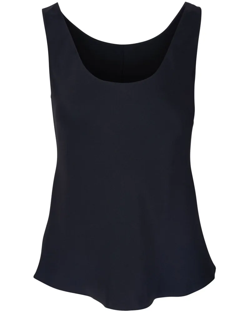 Peter Cohen Top aus Seide - Blau Blau