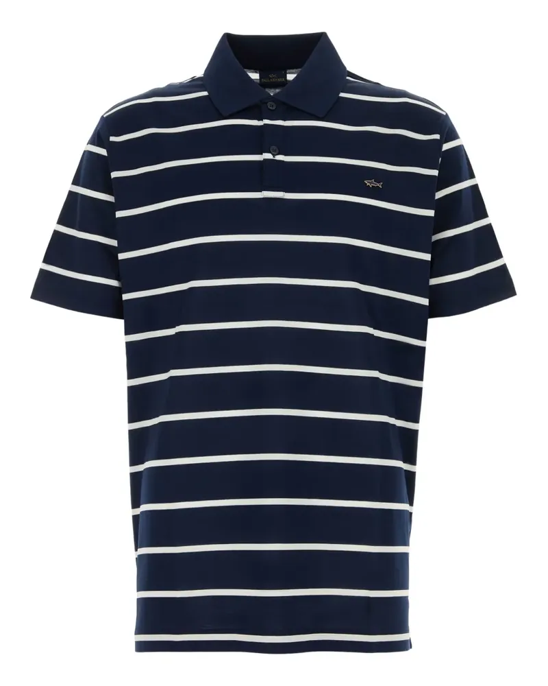 Paul & Shark Gestreiftes Poloshirt - Blau Blau