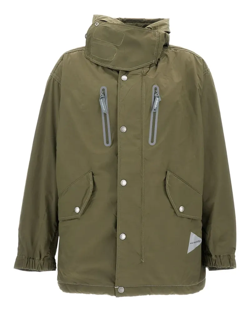 and wander reflective hooded jacket - Grün Grün