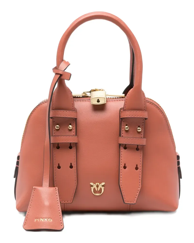 Pinko Schultertasche mit Schnallendetail - Rosa Rosa