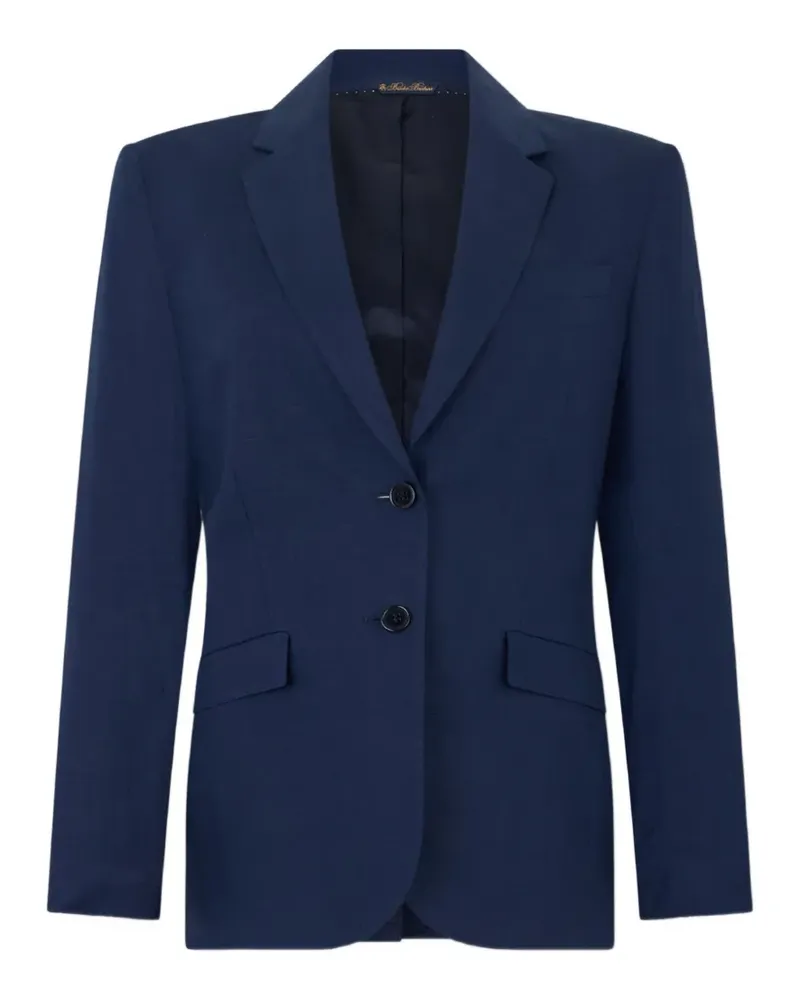 Brooks Brothers Einreihiges Sakko aus Leinen - Blau Blau